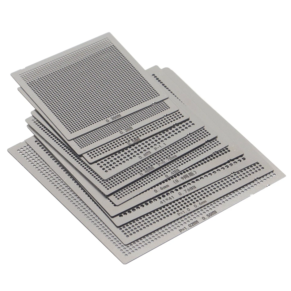 BGA general template 10Pcs /16pcs/27pcs Universal Direct Heated Stencils For SMT SMD Chip Rpair and easy support