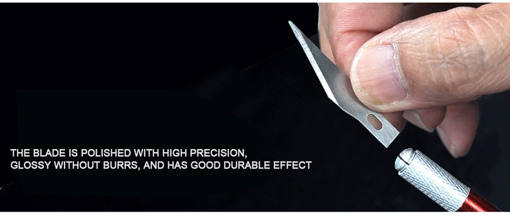 Metal Carving Scalpel Knife Tools Kit Anti-Slip Blades Engraving Craft Craft Knives Mobile Phone PCB DIY Hobby Repair Hand Tools