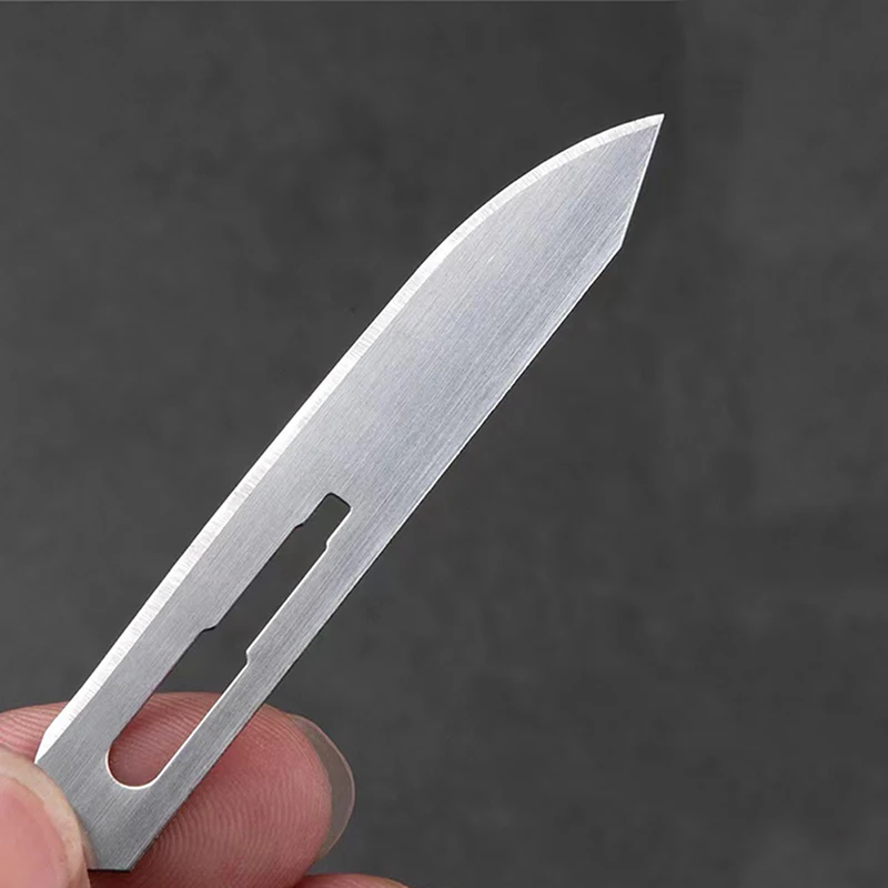 20Pcs Sharp No. 60 Industrial Surgical Blades High Carbon Steel Handicraft Outdoor Enthusiasts Individually Packaged