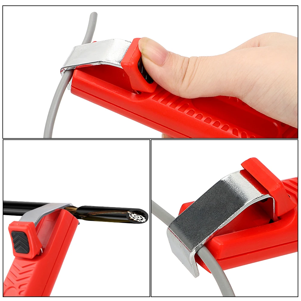 NICEYARD 8-28mm Wire Stripper Stripping Round Cable Insulation Cutter Plier Crimping Tool for Rubber Cable Electric Hand Tools
