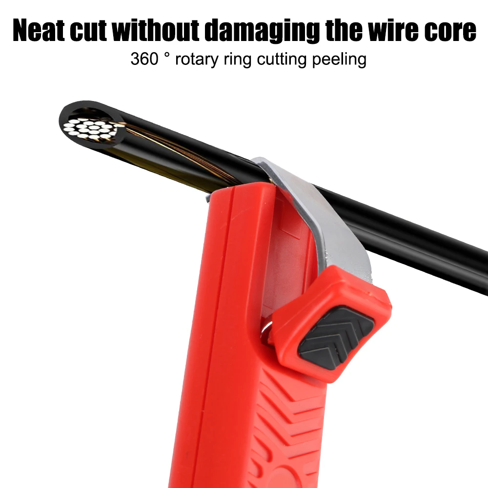 NICEYARD 8-28mm Wire Stripper Stripping Round Cable Insulation Cutter Plier Crimping Tool for Rubber Cable Electric Hand Tools