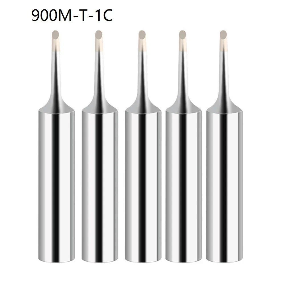 5Pcs 900M-T Soldering Iron Tips IS/I/B/K/SK/2.4D/3.2D/1C/2C/3C/4C Lead-Free Welding Tips Head