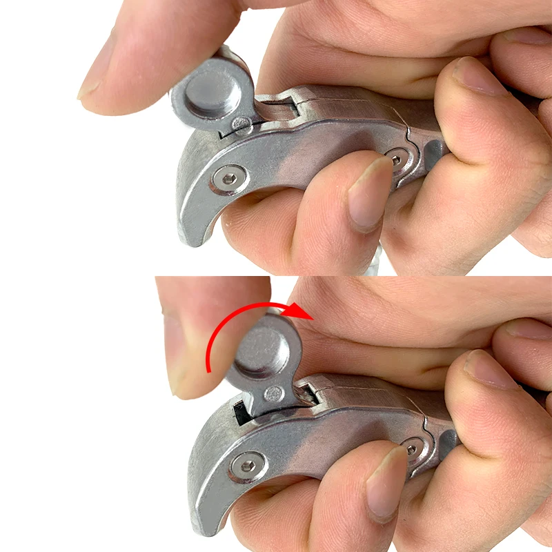 Stainless Steel Fish Dart Releaser Hunting Slingshot Accessories Slingshots Release Grip Shooting Steel Ball Releaser