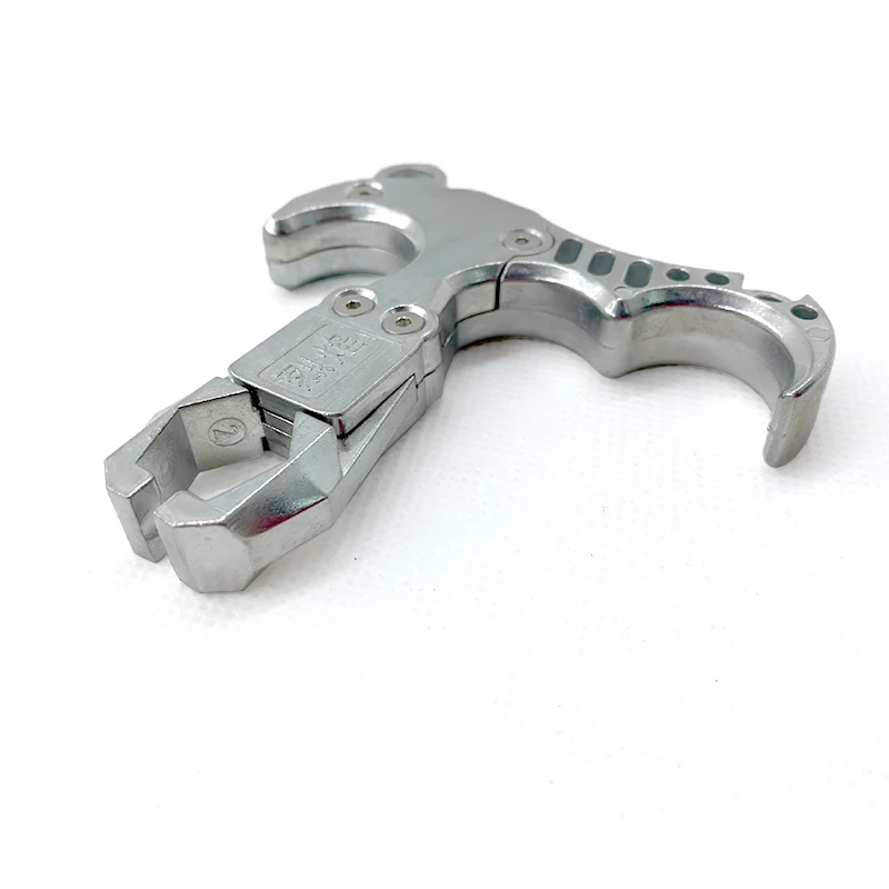 Stainless Steel Fish Dart Releaser Hunting Slingshot Accessories Slingshots Release Grip Shooting Steel Ball Releaser