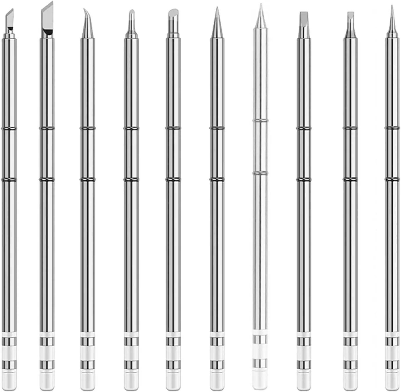 T12 Electric Soldering Iron Tips T12-K B2 BL I ILS JL02 D24 KF BC2 BC3 C4 Tip Kits For Hakko FX951 Micro DIY Soldering Station