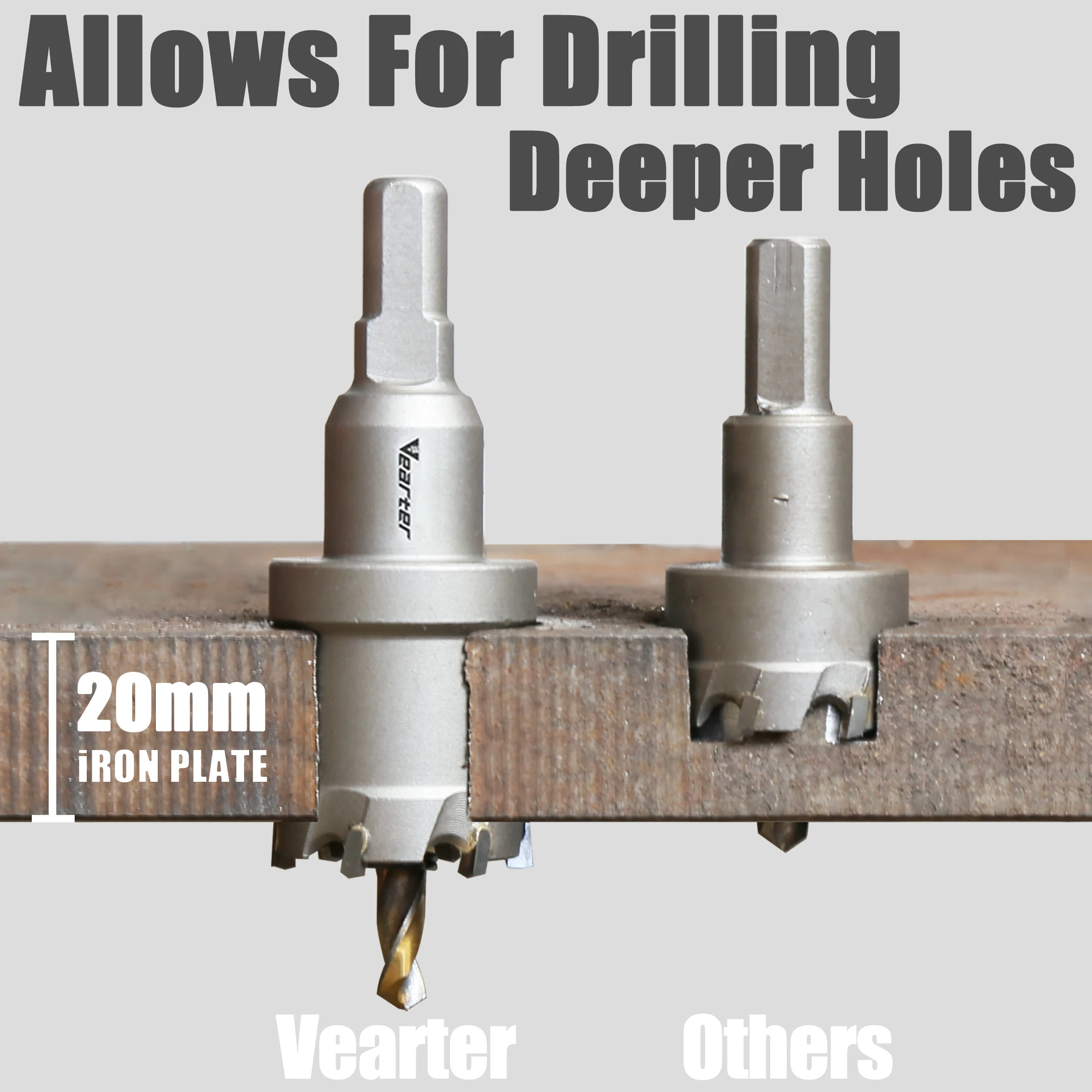 12-300mm TCT Hole Saw Carbide Tipped Hole Cutter With Titanium-Plated Pilot Drill Bit For Metal Stainless Steel Iron And Wood