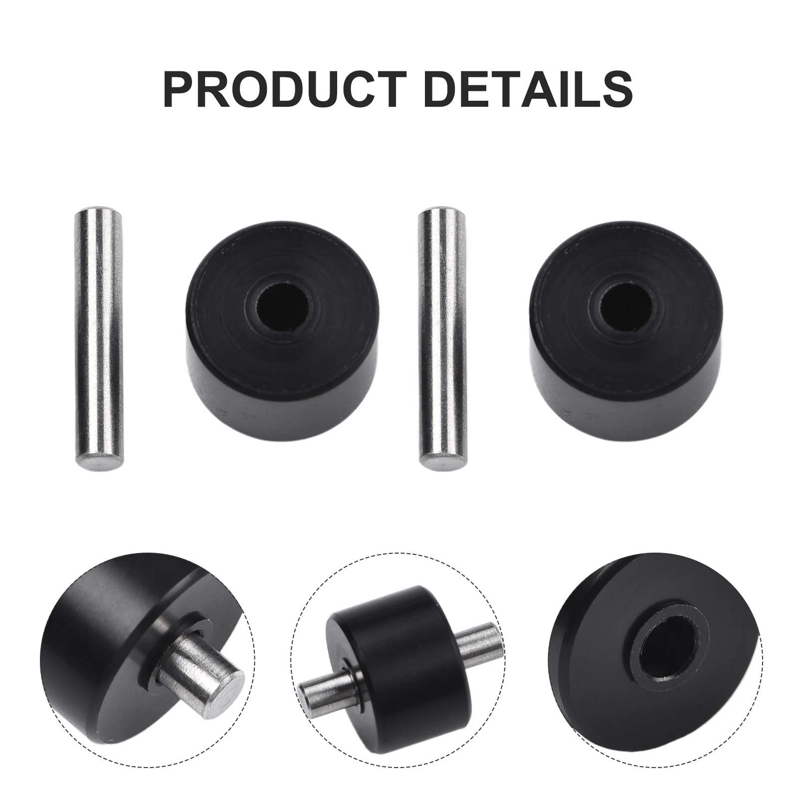 2pcs Vacuum Cleaner Wheels Wet Dry Vacuum Cleaner Accessories Wheels Parts Replace Worn-out Or Damaged Wheels