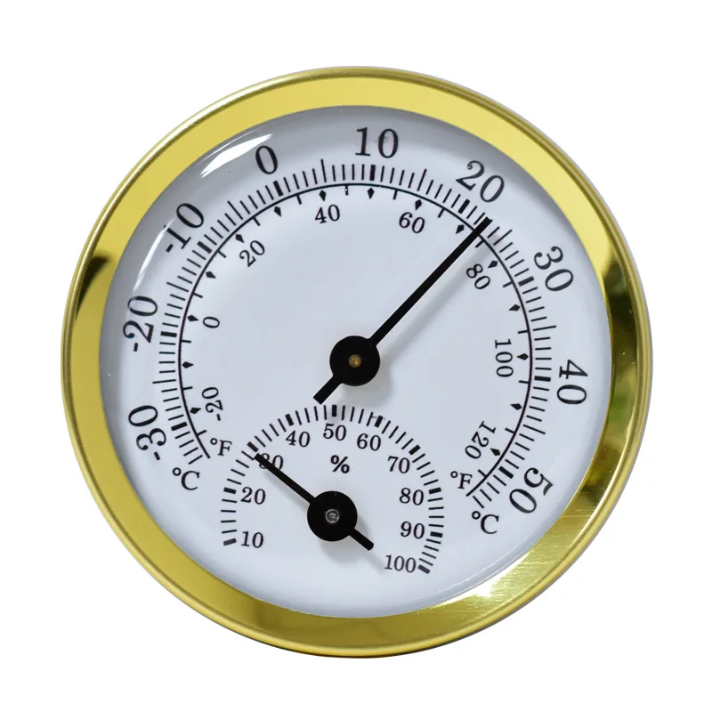 Mini Stainless Steel Thermometer Hygrometer Street Thermometers Thermo-hygrometer Measuring Instruments Tool for Home Supply