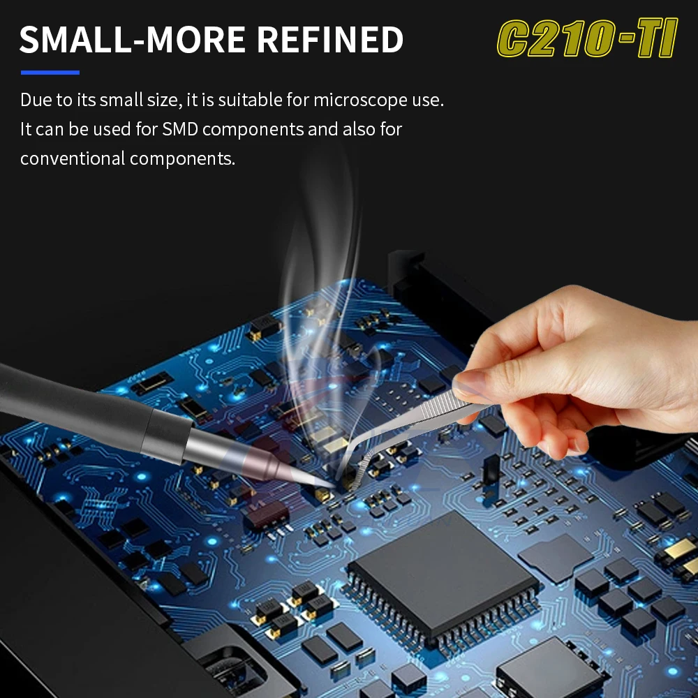 MECHANIC C210 Sereis Soldering Iron Tips C210-TS/TI/SK Replace Tip Universal Compatible T210 Soldering Station Welding Tools