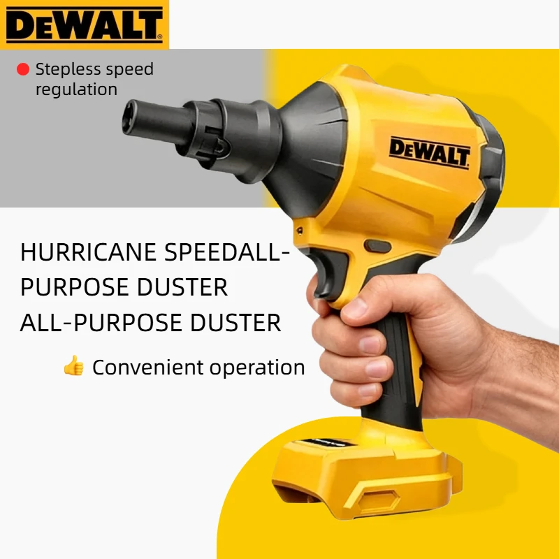 Dewalt Brushless 20V Cordless Air Blower: Multifunction Inflator & Dust Removal Gun with Nozzle(Tool Only)
