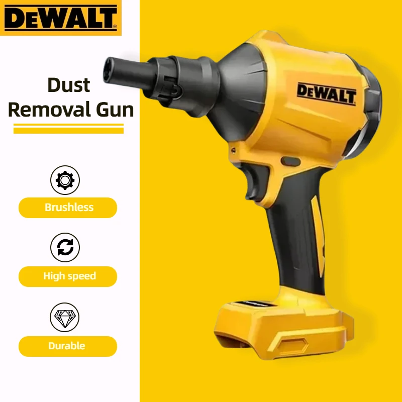 Dewalt Brushless 20V Cordless Air Blower: Multifunction Inflator & Dust Removal Gun with Nozzle(Tool Only)