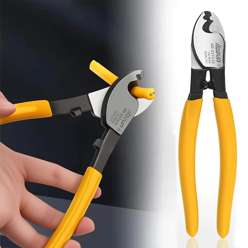 BAIHU 6/8/10 inch Insulated Cable Cutter Electrician Professional Pliers Shock Wire Stripper Pliers Cable Scissors Hand Tools