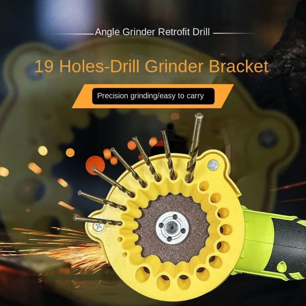 Efficient Drill Bit Grinding Sharpener Precise 3.5 -12.5mm Electric Drill Bit Grinding Multi specification 19 Holes