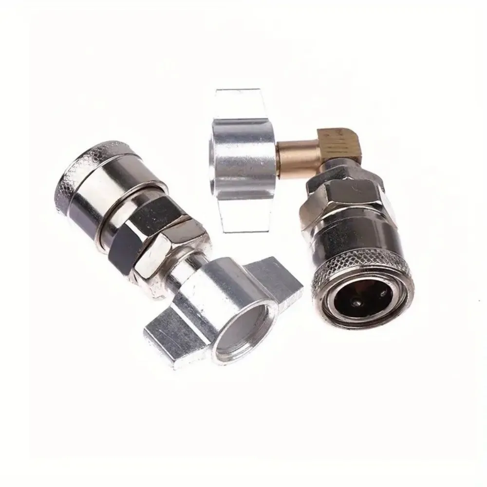 1pc Truck Dust Gun Air Tank Connector Straight Connect Elbow Integrated Connector