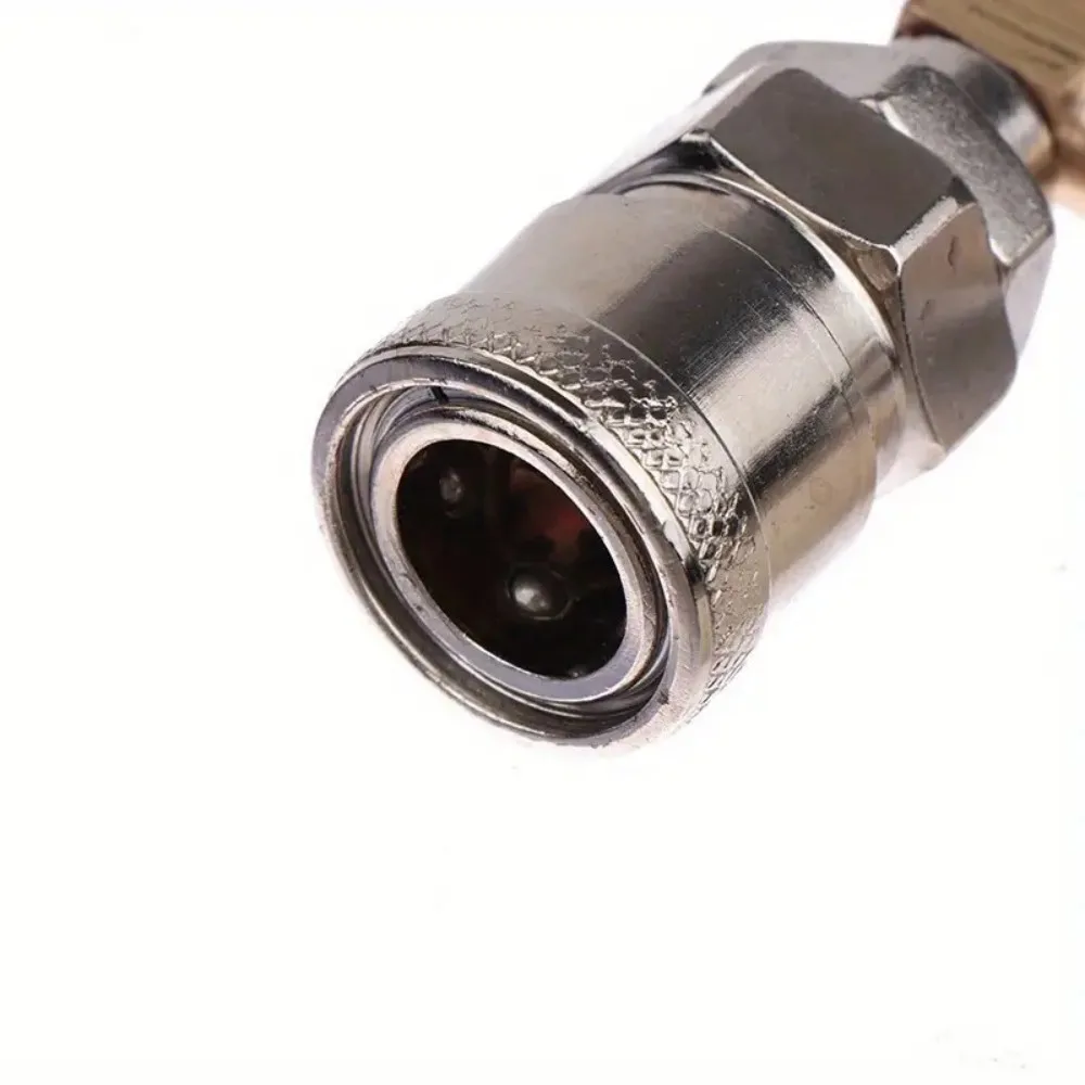 1pc Truck Dust Gun Air Tank Connector Straight Connect Elbow Integrated Connector