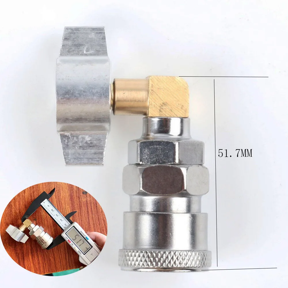 1pc Truck Dust Gun Air Tank Connector Straight Connect Elbow Integrated Connector