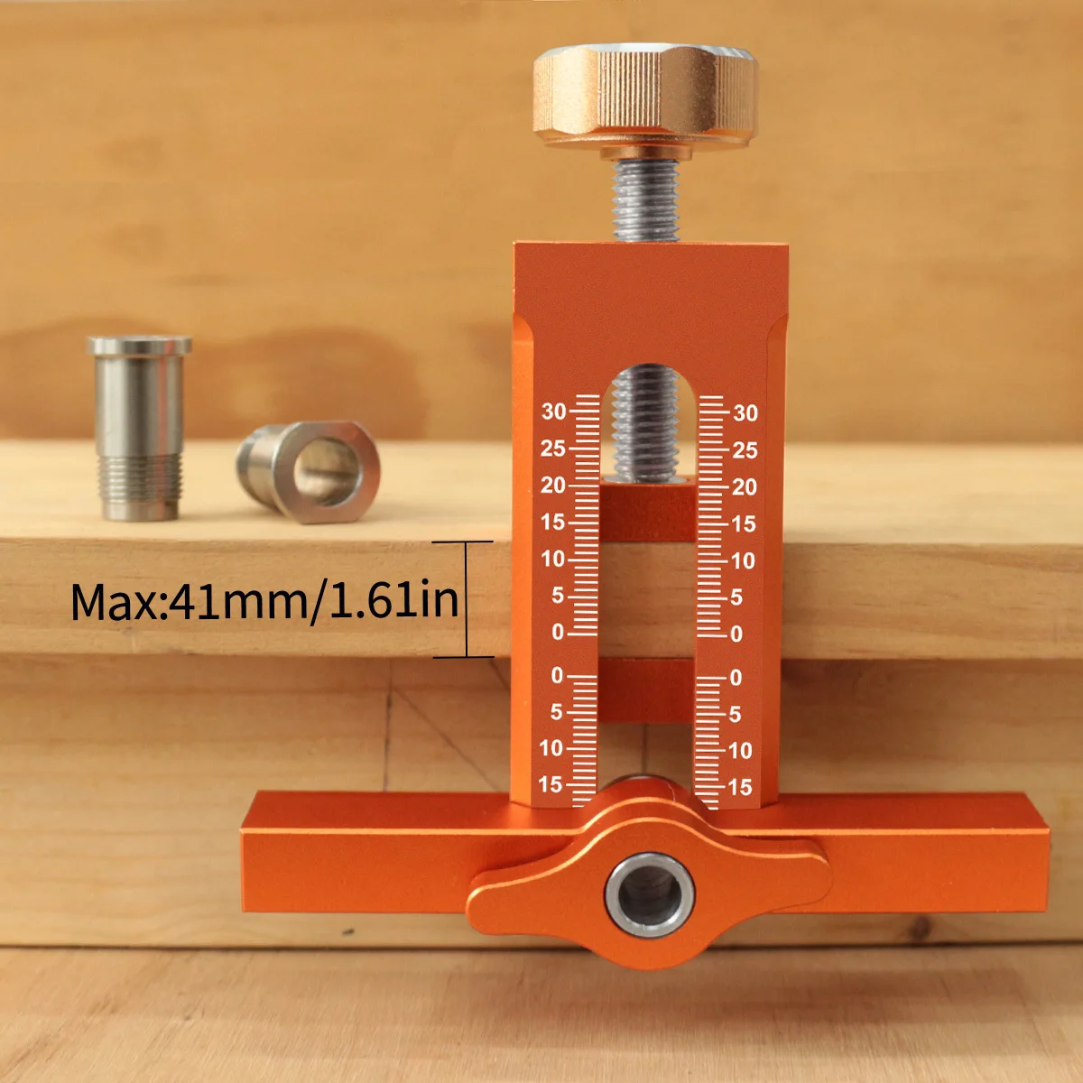 2 in 1 Cabinet Door Installation Positioner, 6/8/10mm Rebounder Punched Mounting Jig Wardrobe Cabinet Door Panel Installation