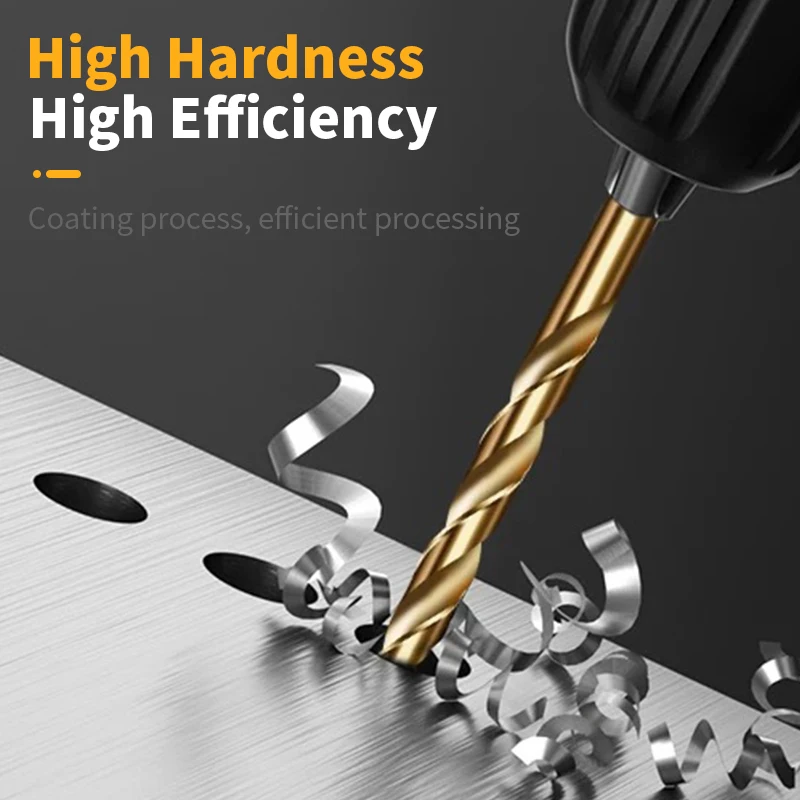 HSS Drill Bit M35 Cobalt High Speed Steel Twist Drill 1mm-13mm Tool Set Accessories For Metal Stainless Steel Iron Drilling Tool