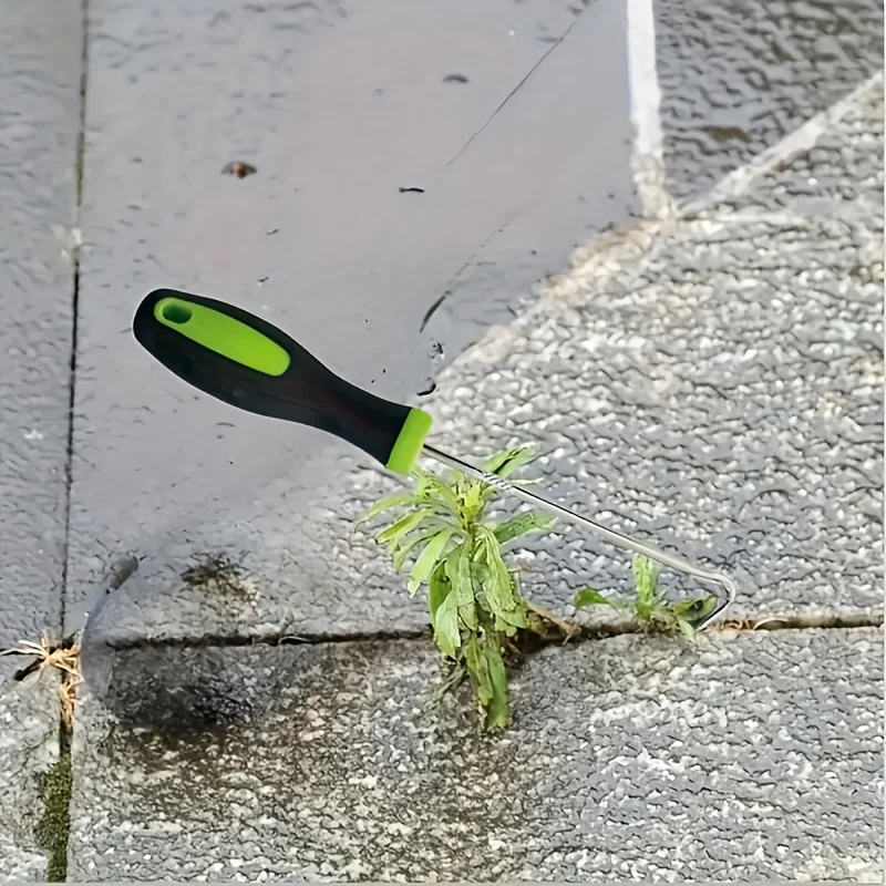 1PC Sturdy and Durable Metal Weeding Hooks, Easy To Organize The Patio Paving Joints Weeds and Moss,Patio Good Helper