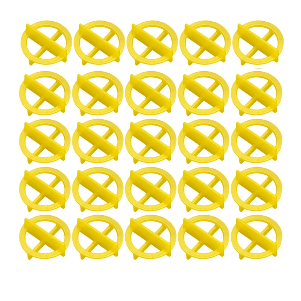 100 Pieces Tile Leveling System Clips Spacers Wedge for Floor Wall Tile Installation with Plastic Sizes 1 to 3mm