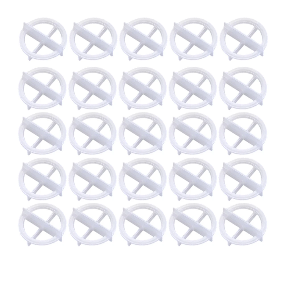 100 Pieces Tile Leveling System Clips Spacers Wedge for Floor Wall Tile Installation with Plastic Sizes 1 to 3mm