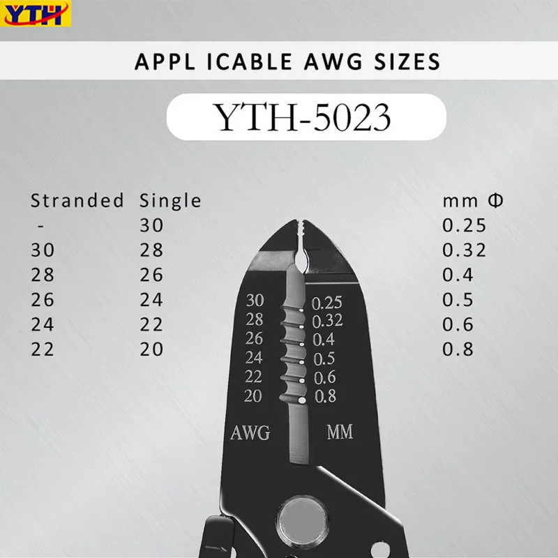 YTH-5023 Multifunctional Wire Stripping Pliers Cable Shearing and Stripping Manual Electrician's Tools