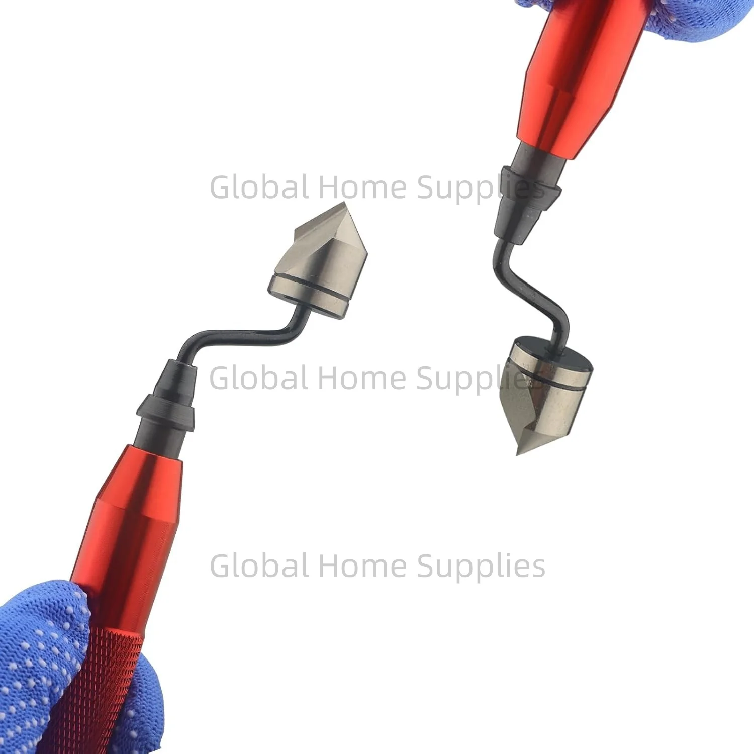Premium Countersink Deburring Hand Reamer Set Metal Handle with 90° Countersink Bit for Metal Wood Plastic Precision Hand Reamer
