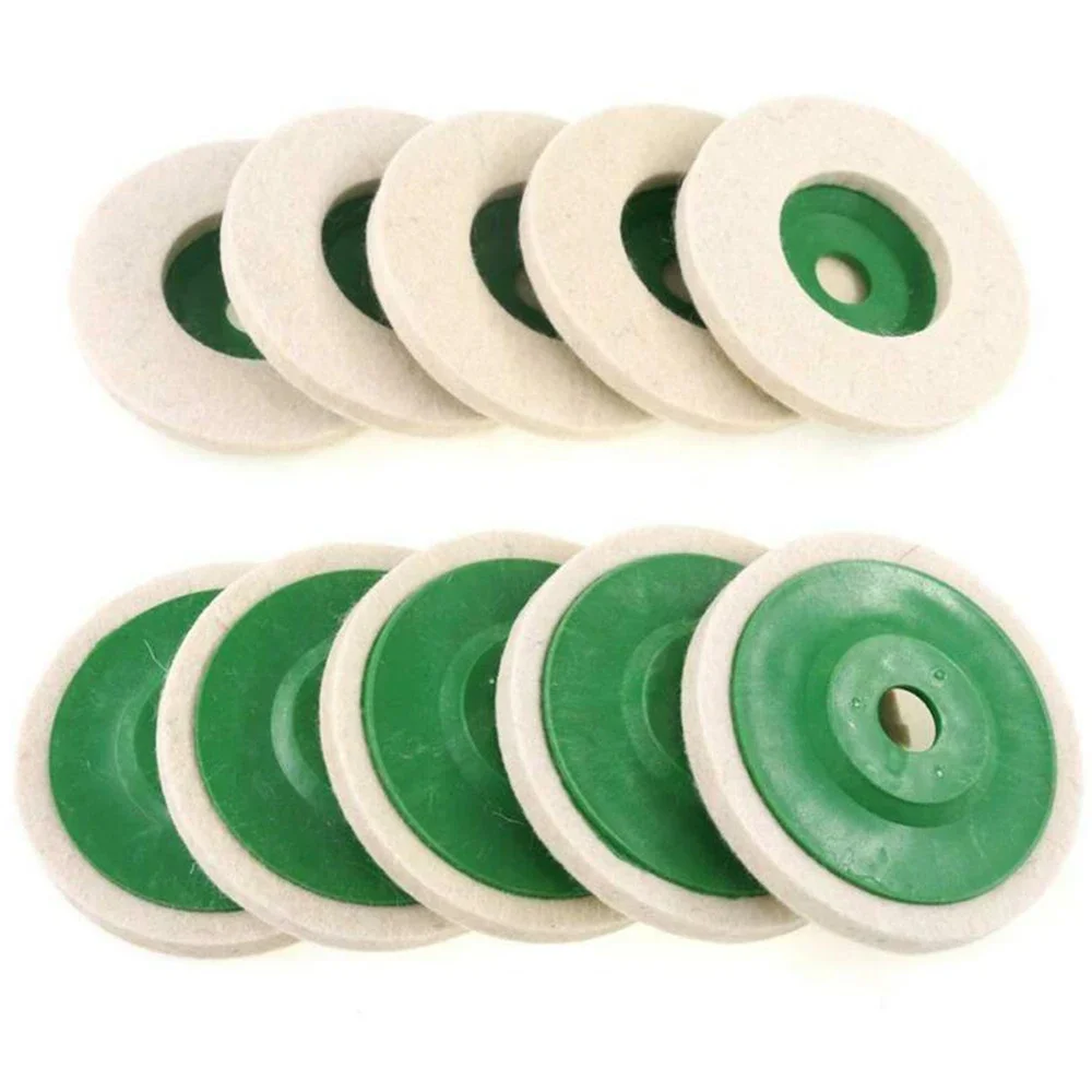 3/10pcs Wool Polishing Wheel Buffing Pads Angle Grinder Wheel Felt Polishing Pad Disc Angle Grinder Accessories for Car Maintain