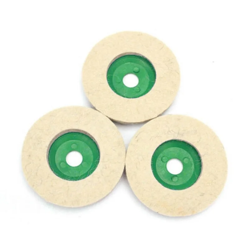 3/10pcs Wool Polishing Wheel Buffing Pads Angle Grinder Wheel Felt Polishing Pad Disc Angle Grinder Accessories for Car Maintain