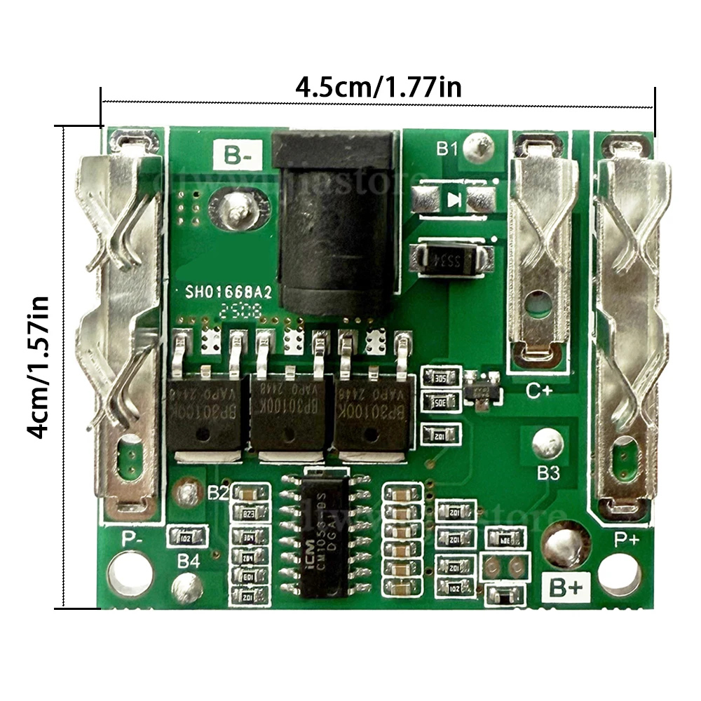No Original for Makita Li-ion Battery Storage Box Case PCB BMS Protection Circuit Board for Lomvum Zhipu Hongsong Jingmi Housing