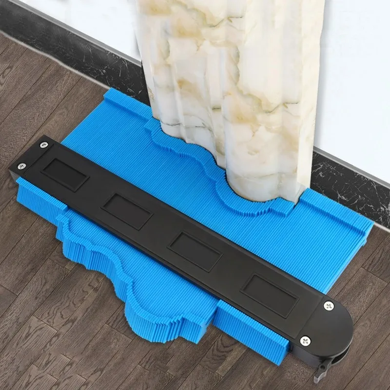 Profile Duplicator Contour Gauge for Woodworking Tiling Plastic Measuring Ruler Line Copier Ceramic Tile Cutting Template Tool