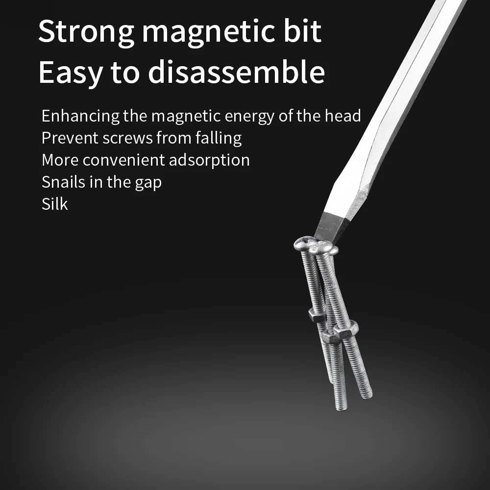 High Hardness Lengthen Screwdriver Magnetic Bit For Car repair Hand Tool Industry knocked Slotted/Phillips Screw Driver