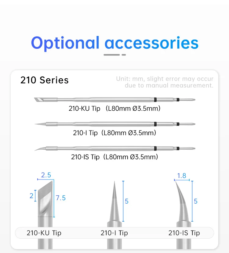 ALIENTEK T90B Soldering Iron T245/T210/T65 Series Optional T80 New Version Adjustable Temperature Welding Solder Tool