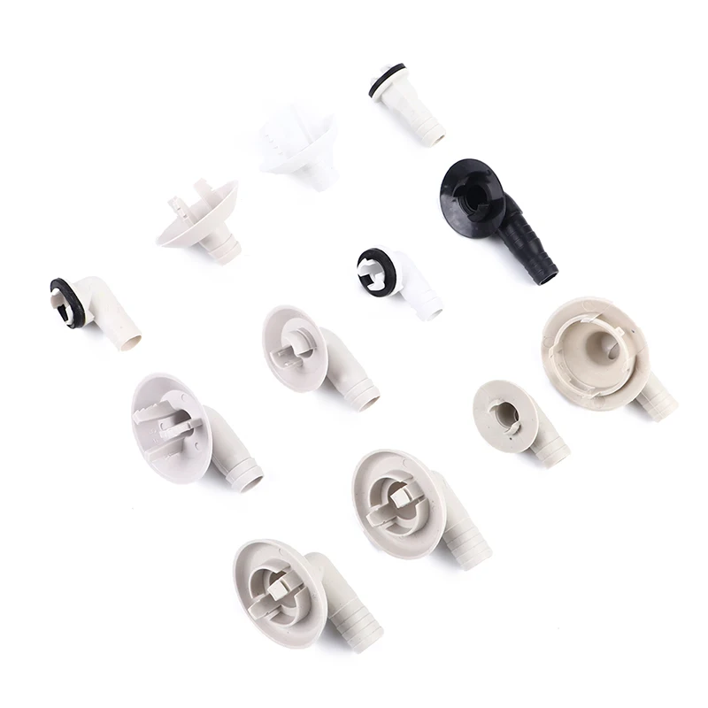Air Conditioner Ac External Elbow Fitting With Rubber Unit Drain Hose Connector Ring For MEDIA KELON GREE AC