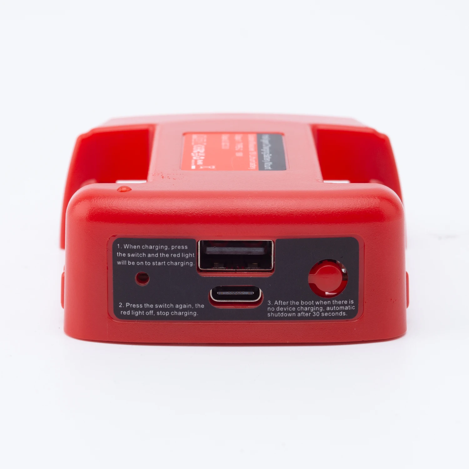 For Milwaukee 18V Lithium Battery Mobile Phone Fast Charging Mobile Power Supply Portable Adapter Accessories(Without Battrey)