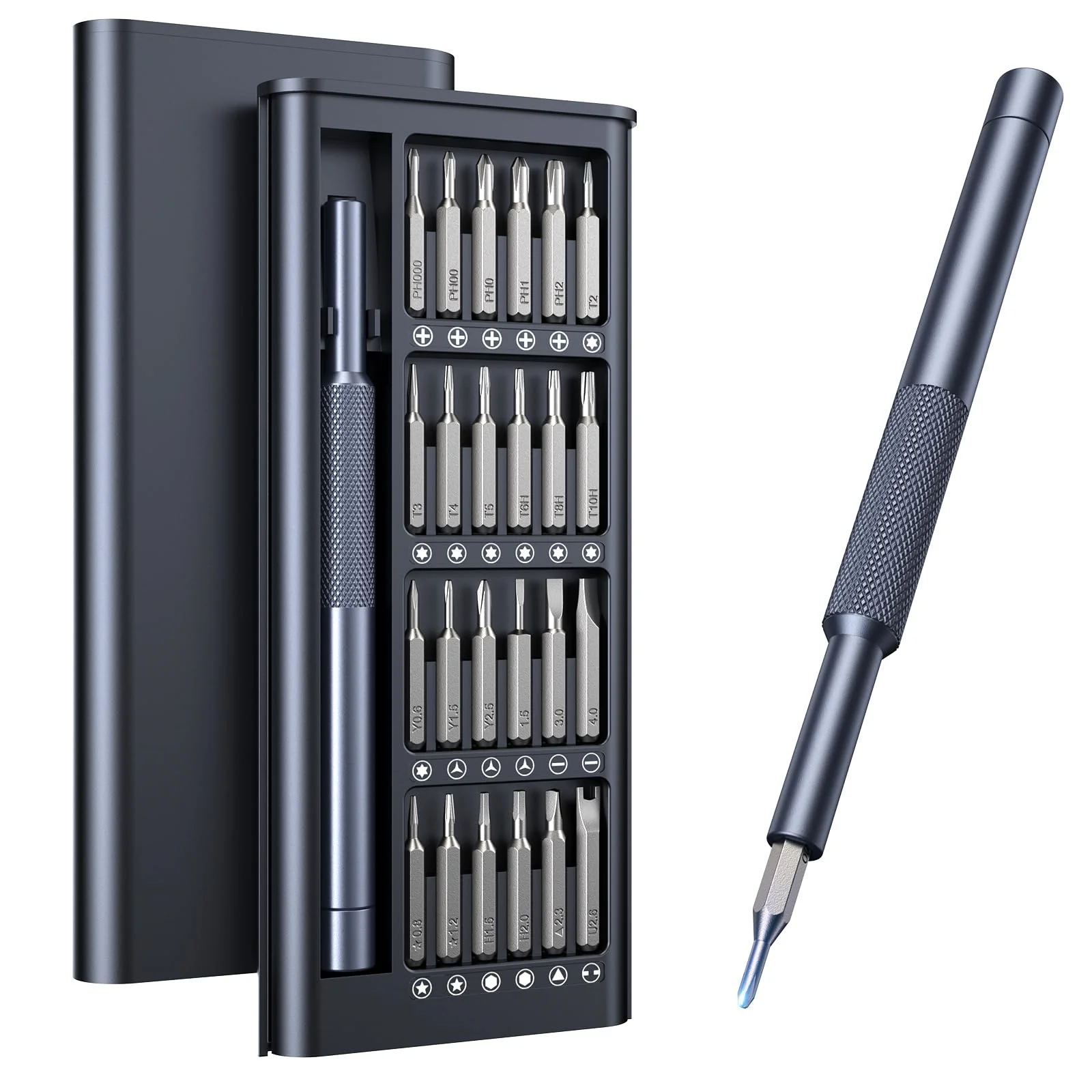 25-in-1 Small Precision Screwdriver Set, Professional Repair Tool Kit for Phone, Computer, Watch, Laptop, Ring Doorbell