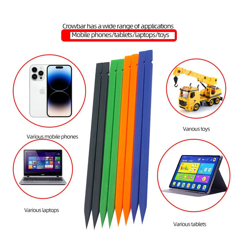 10pcs Electronics Repair Tools Universal Spudger Pry Screen Opening Tool Plastic for Phone iPad Tablets Laptop Repair