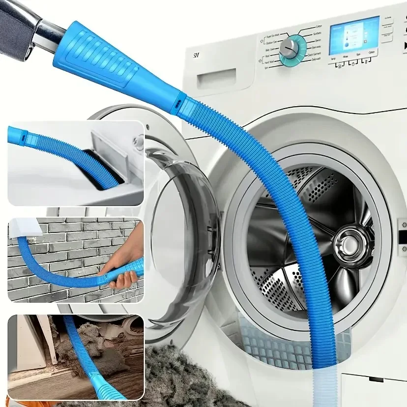 Vacuum Cleaner Vent Cleaning Kit, Dryer Ventilation Vacuum Hose, Cotton Lint Remover