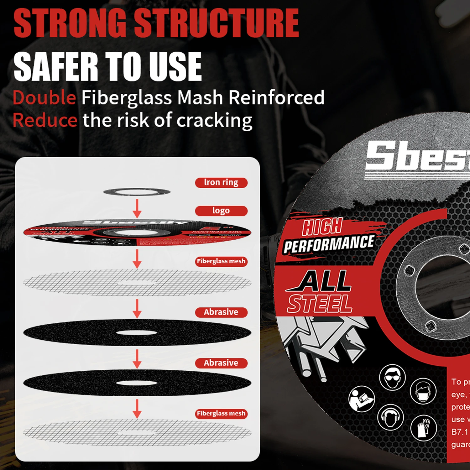 5Pcs 3 Inch Metal Circular Saw Blade Resin Cut Off Wheel Stone Cutting Disc Cutting Tools For Angle Grinder Attachment
