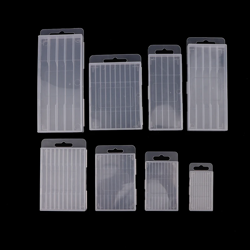 1pcs Tool Accessories Empty Plastic Packaging Box for Twist Drill, Toolbox with 5/10 Hole for Woodworking Drill Bits