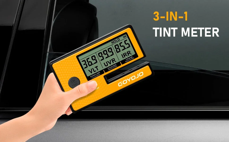 Portable Solar Film Car Transmission Window Tint Meter 3-in-1 VLT UV IR Rejection Tester Automatic Calibration Dropship GT116