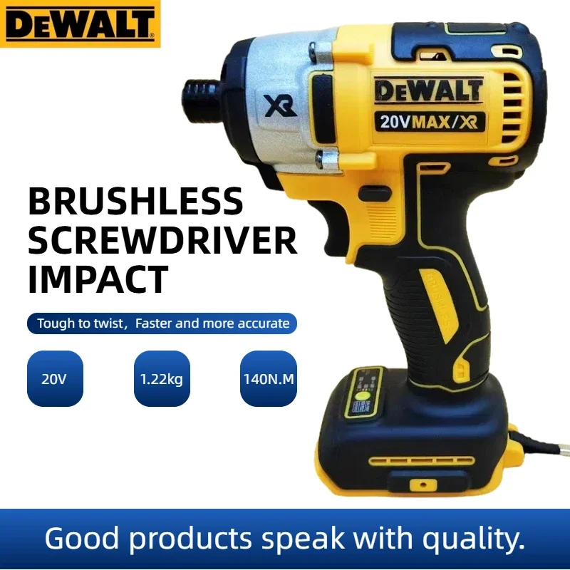 Dewalt DCD887 Electric Impact Driver Drill Speed Brushless motor Electric Screwdriver For Power Tools (bare machine)