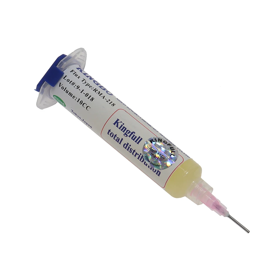 10cc KingBo RMA-218 No-Clean Soldering Flux Lead-Free Solder Paste for SMD BGA Phone Motherboard Repair