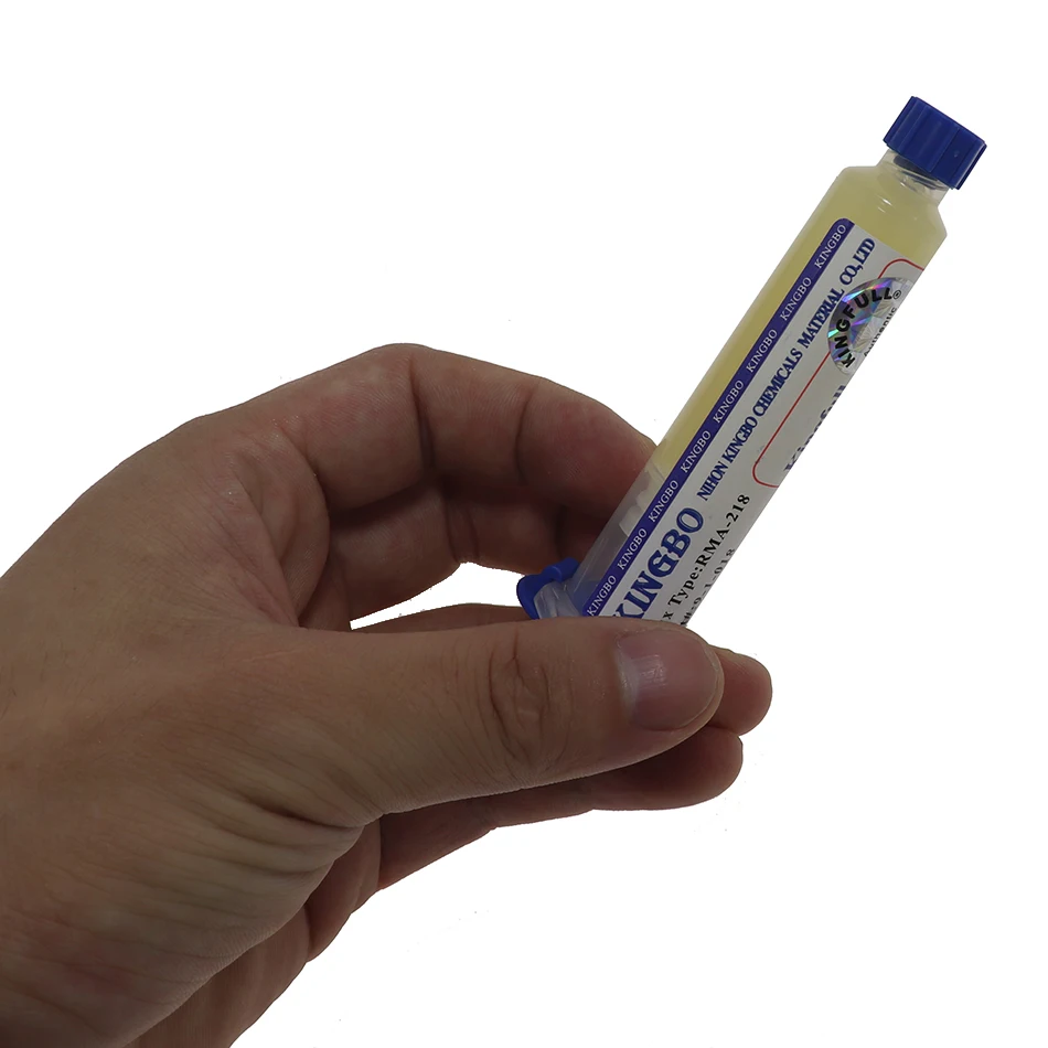 10cc KingBo RMA-218 No-Clean Soldering Flux Lead-Free Solder Paste for SMD BGA Phone Motherboard Repair
