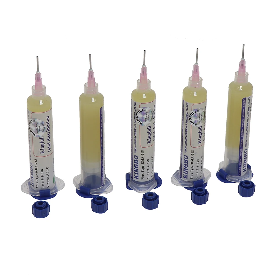 10cc KingBo RMA-218 No-Clean Soldering Flux Lead-Free Solder Paste for SMD BGA Phone Motherboard Repair