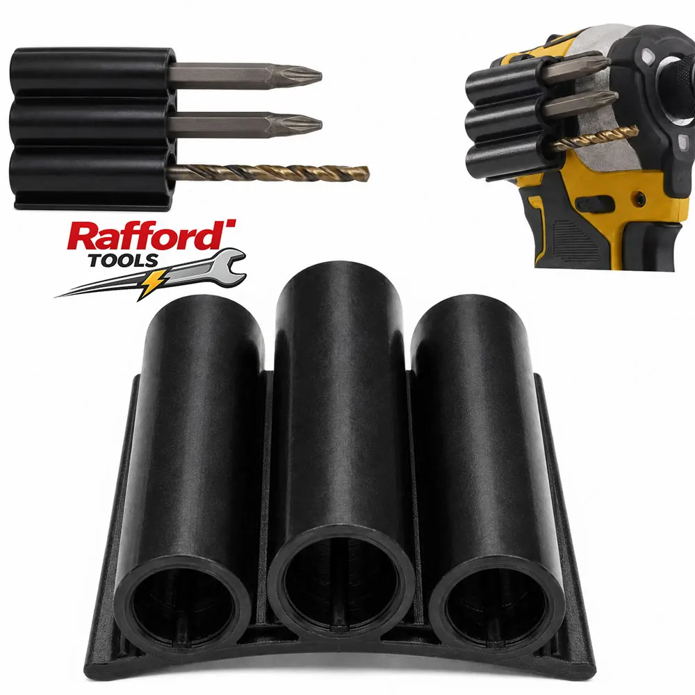 Quick Change Drill Bit Holder Side Mount Attachment for Power Drill Driver Tools Bits Storage 1Pcs
