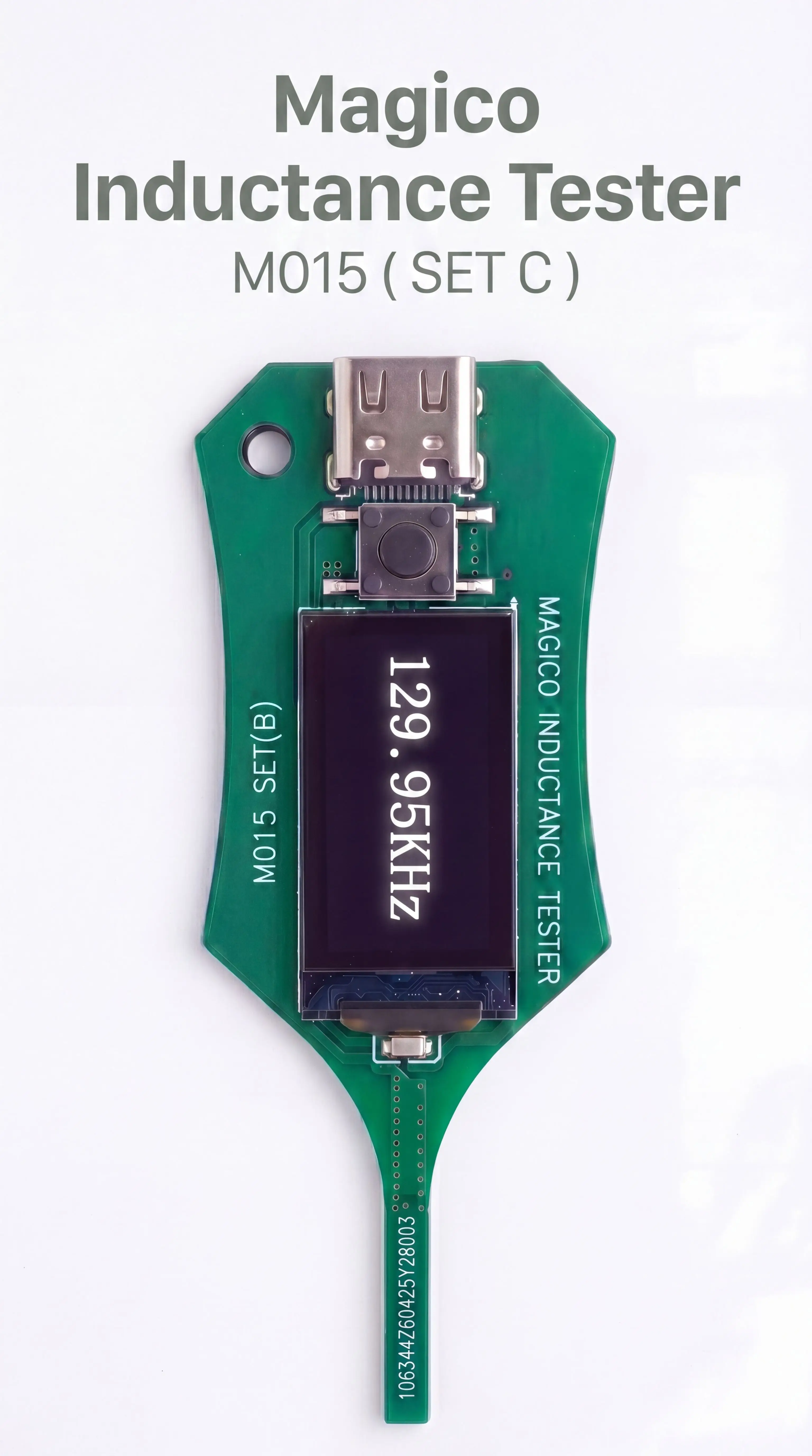 Magico Inductance Tester with Digital Display Real-Time Frequency Monitoring Electromagnetic Frequency Analysis Device