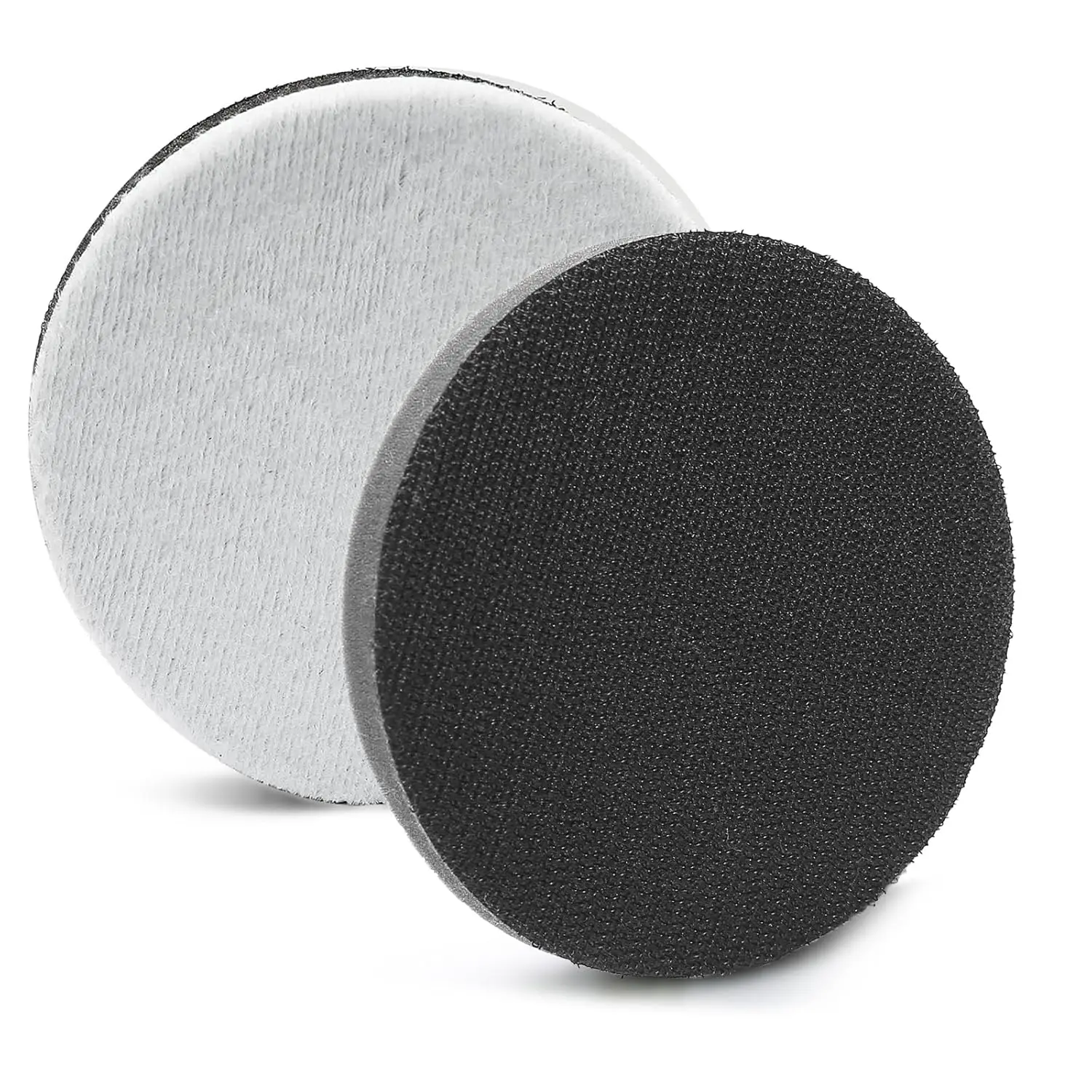 3Pk Hook & Loop Soft Foam Buffing Pads 3" (75mm) Sponge Cushion Backing Pad for Sanding Pad