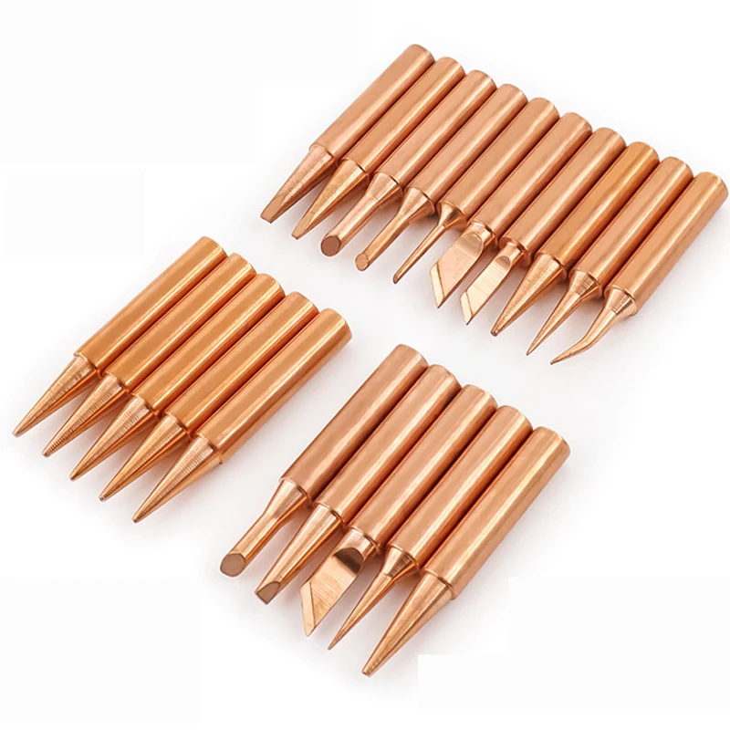 Original Soldering Iron Tip Pure Copper 900M Soldering Iron Head Set Inside Hot Bare Copper Electric Soldering Iron Welding Tool