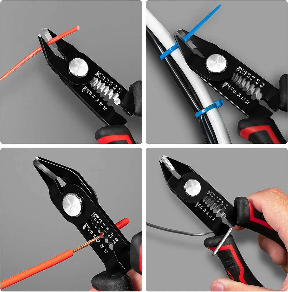 Wire Stripper Pliers Automatic Stripping Cutter Cable Wire Crimping Electrician Repair Tools Wire Stripper Tool Hand Tools